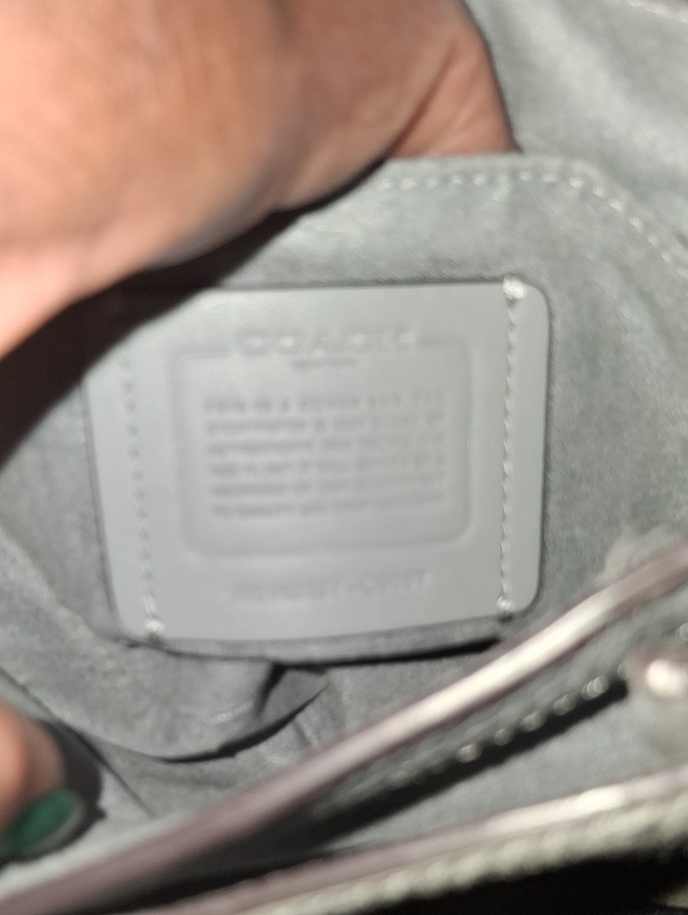 Coach Kleo Saddle Bag Gray Crossbody Bag - Picture 10 of 11